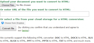 convert word to html