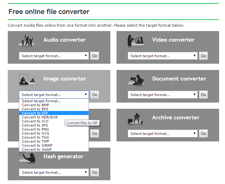 Convert  Videos To GIF Files Online for Free