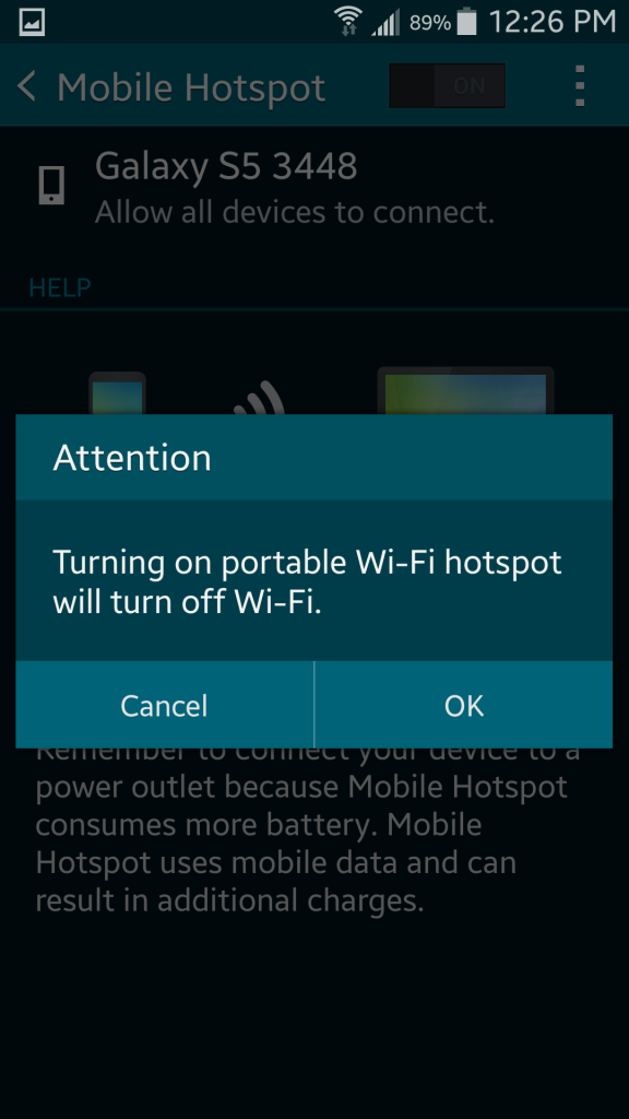 Easy steps to turning your smartphone into a wi-fi hotspot - 5