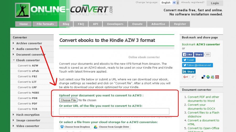 Ebook Online Converter For Free Online file conversion blog