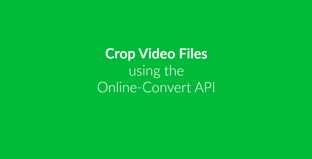 Crop Video Files