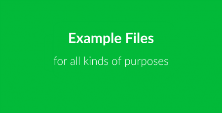 Common Working File Example Huge List Of Example Files – Creative Commons | Online file conversion blog