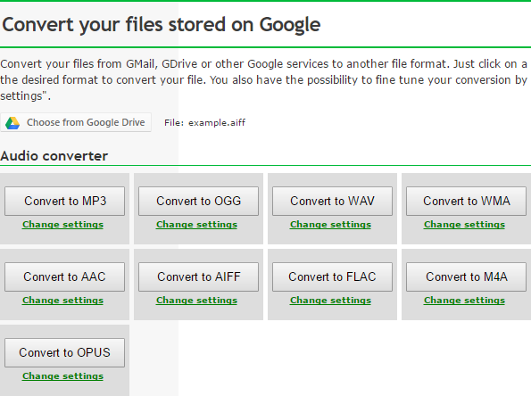 File Converter - By Online-Convert.com - Google Workspace Marketplace