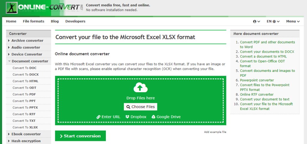 Free excel download