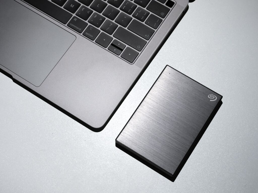 An external hard drive.