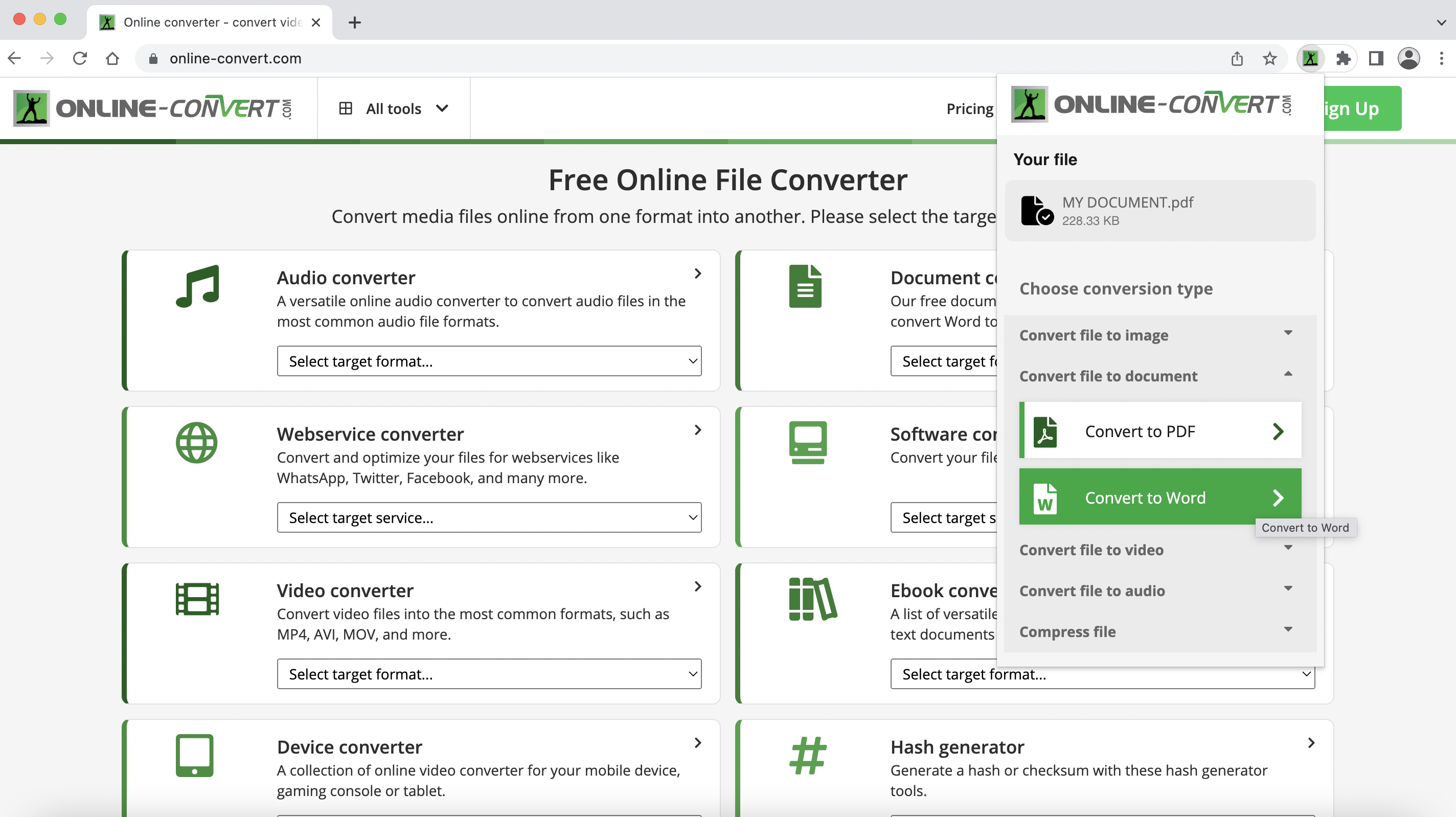 File Converter - By Online-Convert.com