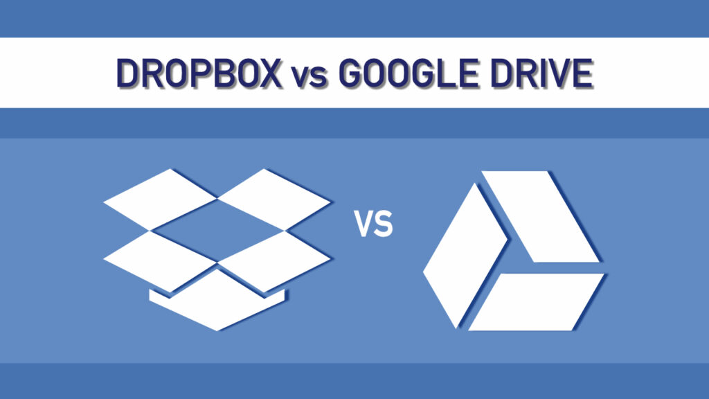 Dropbox or Google Drive.