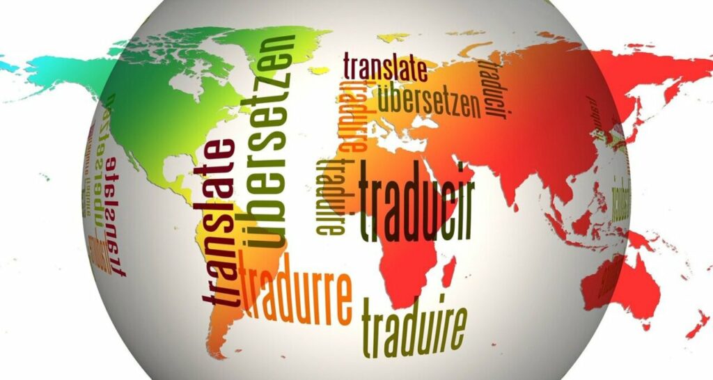 Online Translators written in different languages.