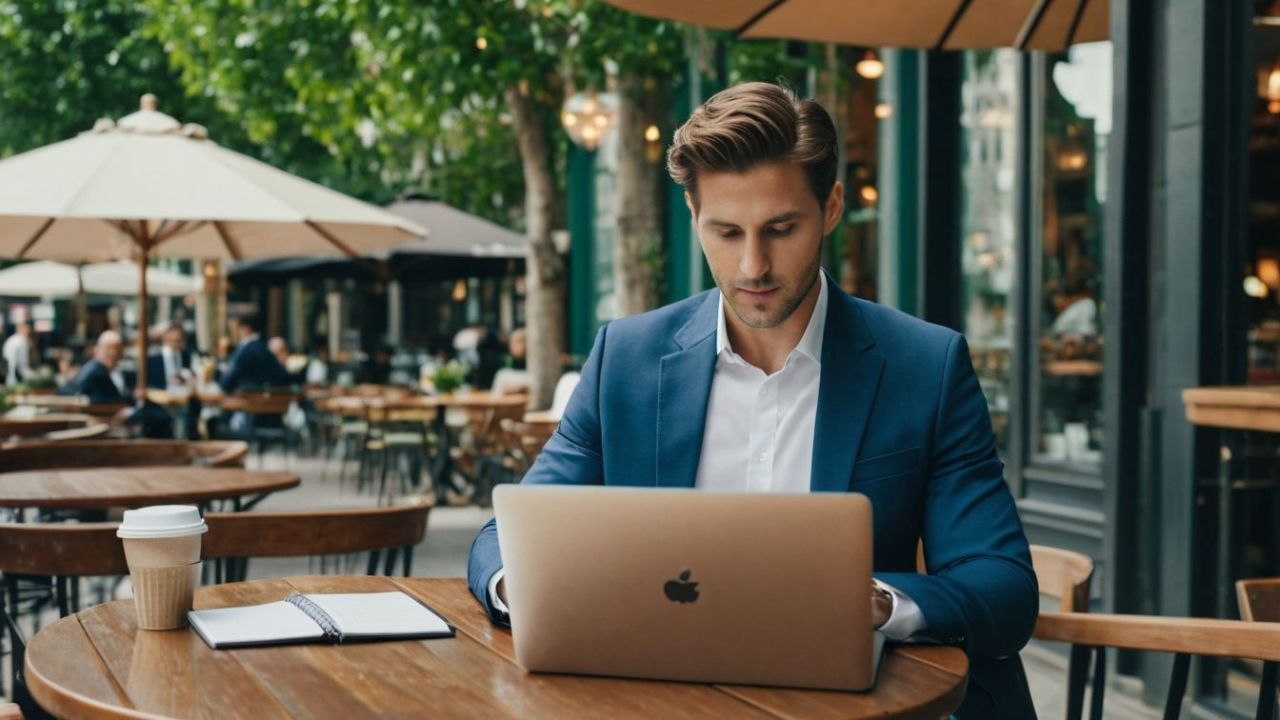 A Mac user working on his laptop. Why Mac Users Choose to Stick With Their Devices.