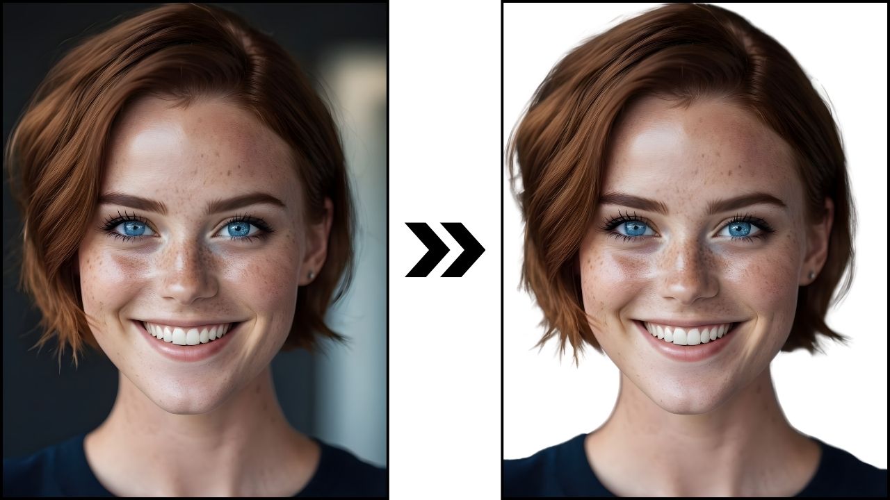 How to remove the background from an image; shown result