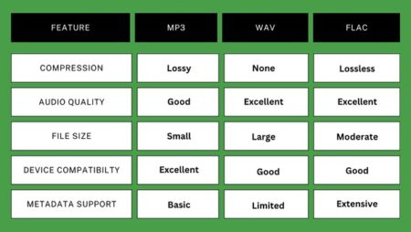 Audio Formats: When to Use MP3, WAV, or FLAC? | Online file conversion blog