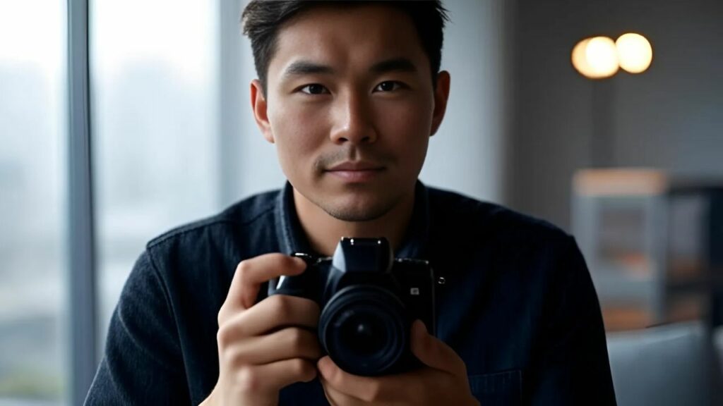 Resolution-vs-Sharpness, male photographer