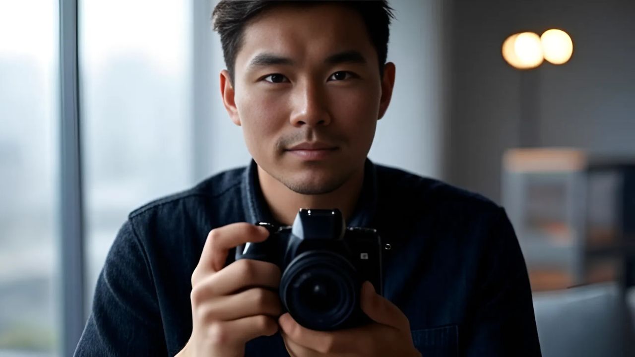 Resolution-vs-Sharpness, male photographer