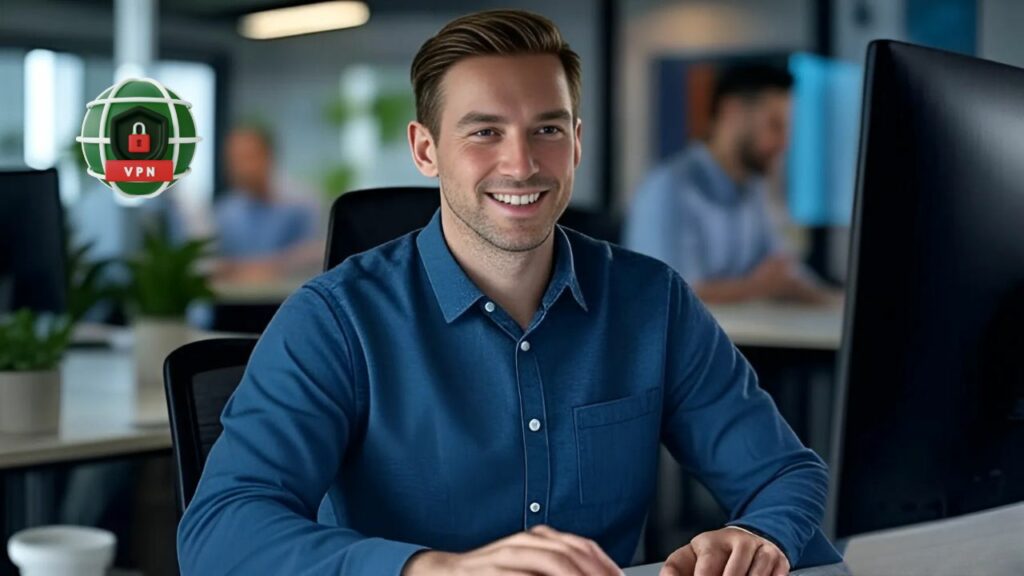 Man using a VPN on his PC - 5 Essential Devices Where You Should Install a VPN